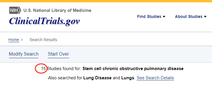 干細胞治療慢性阻塞性肺病的臨床研究進(jìn)展