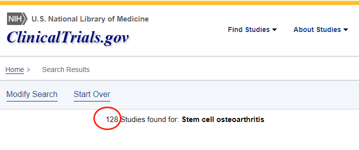 干細胞治療骨關(guān)節炎療法的臨床試驗數量 干細胞治療骨關(guān)節炎療法的臨床試驗數量