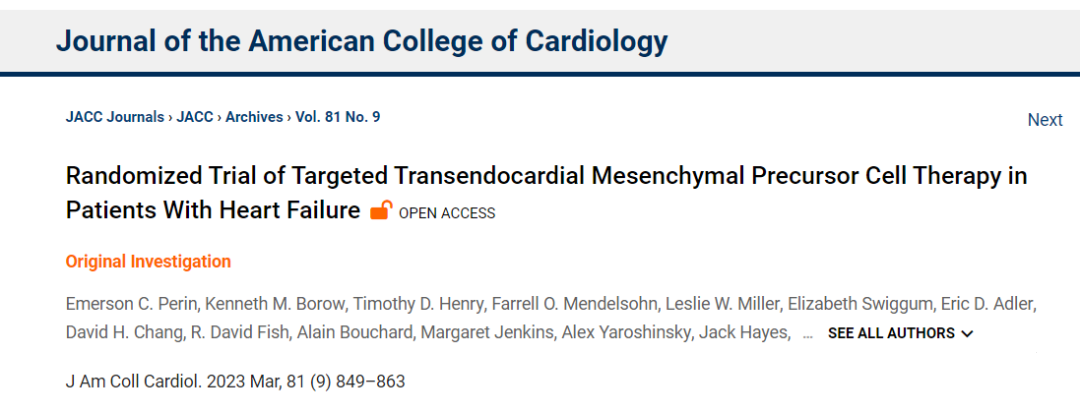 美國德克薩斯心臟研究所研究人員利用間充質(zhì)干細胞來(lái)改善慢性心力衰竭的臨床新進(jìn)展。?