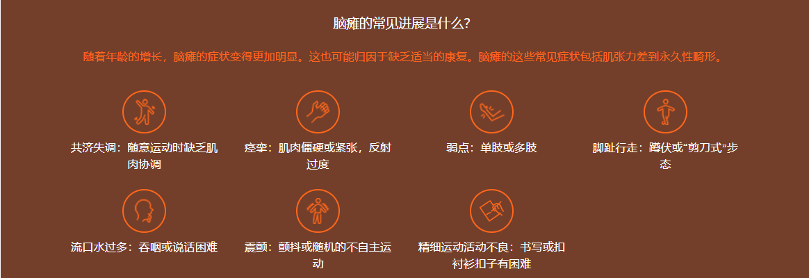 腦癱的常見(jiàn)進(jìn)展是什么？