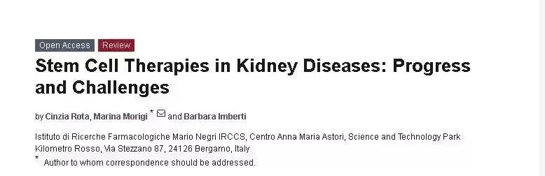 腎臟疾病的干細胞治療：進(jìn)展與挑戰