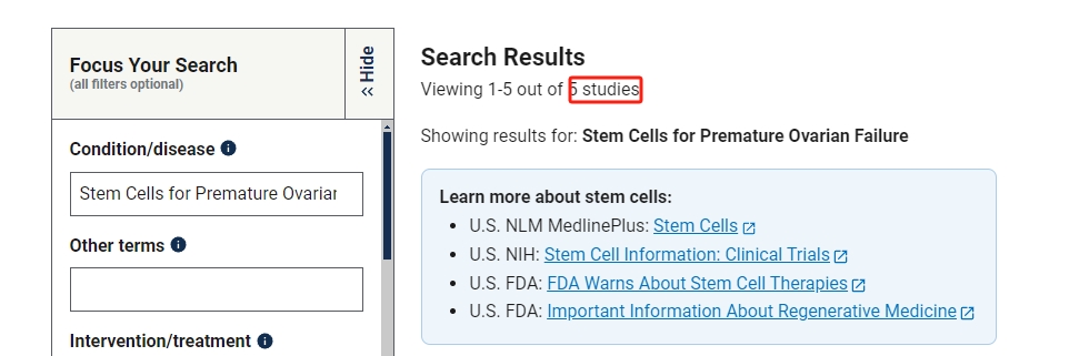 干細胞治療卵巢早衰的臨床研究進(jìn)展