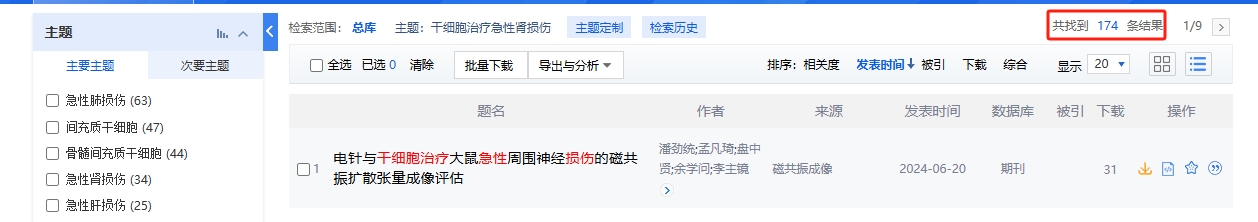 干細胞治療急性腎損傷的臨床研究進(jìn)展