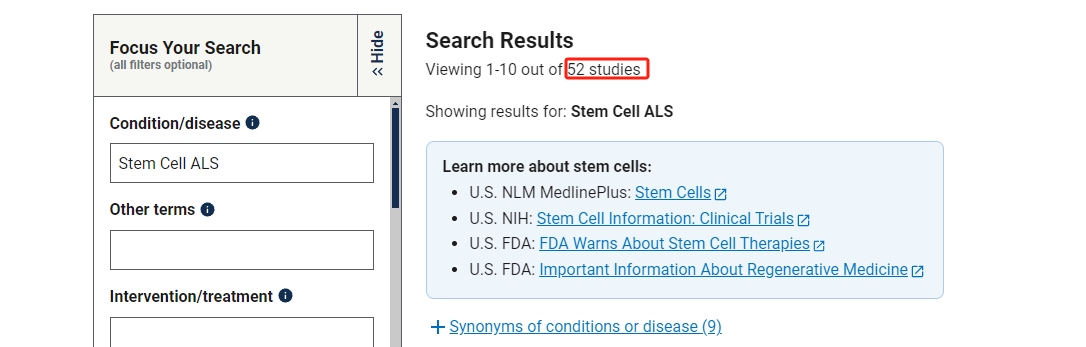 干細胞治療漸凍癥的臨床研究進(jìn)展