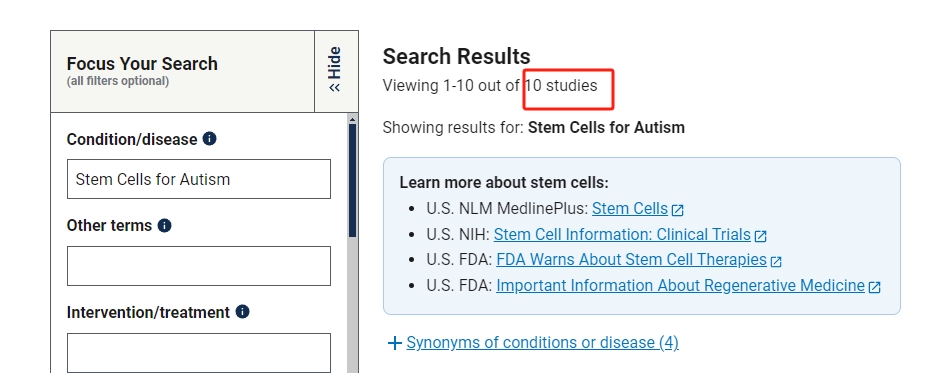 干細胞治療自閉癥的臨床研究進(jìn)展