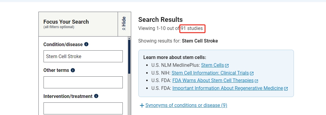 干細胞治療中風(fēng)的臨床研究進(jìn)展