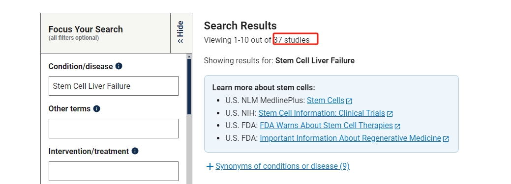 干細胞治療肝衰竭的臨床研究進(jìn)展
