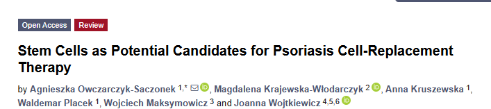 《干細胞作為銀屑病細胞替代療法的潛在候選者》