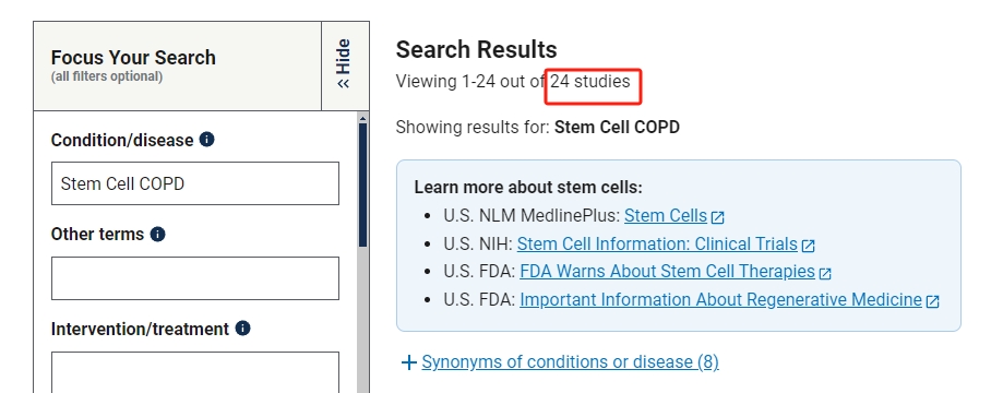干細胞治療慢性阻塞性肺病的臨床研究進(jìn)展