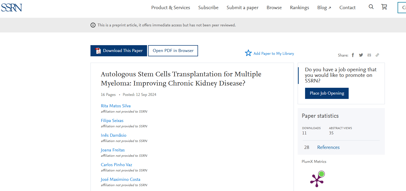 《自體干細胞移植治療多發(fā)性骨髓瘤：改善慢性腎??？》