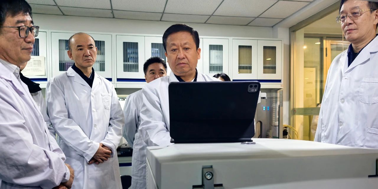 副省長(cháng)李國強一行參觀(guān)中科實(shí)驗室