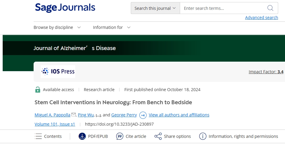 神經(jīng)修復新紀元：干細胞的多靶點(diǎn)機制與六大神經(jīng)系統疾病的臨床轉化進(jìn)展