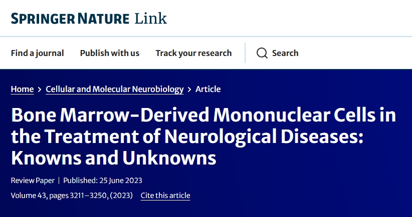 骨髓來(lái)源的單核細胞在神經(jīng)系統疾病治療中的應用：已知與未知