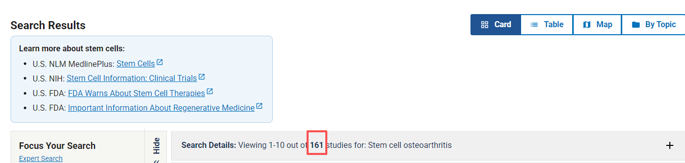 干細胞治療骨關(guān)節炎的臨床研究項目進(jìn)展