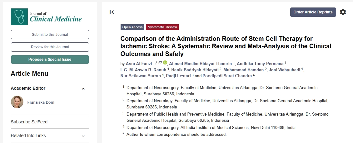 缺血性卒中干細胞治療給藥途徑的比較:臨床結果和安全性的系統評價(jià)與薈萃分析 缺血性卒中干細胞治療給藥途徑的比較:臨床結果和安全性的系統評價(jià)與薈萃分析