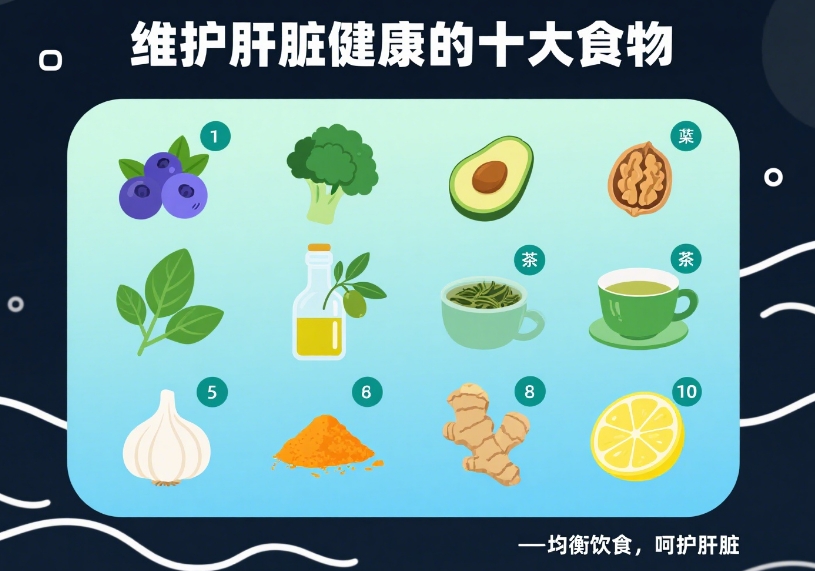 維護肝臟健康應該吃什么？那十大食物適合維護肝臟健康？