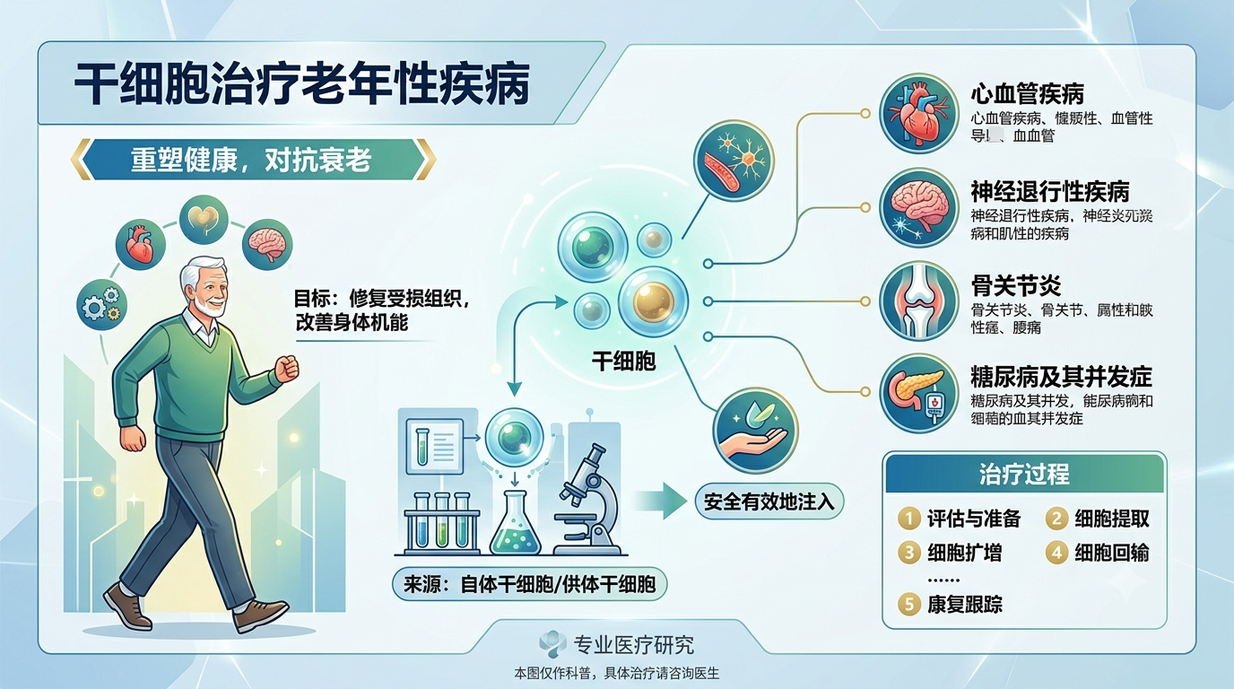 2023-2025年干細胞治療老年疾病臨床試驗進(jìn)展:34項研究系統分析 2023-2025年干細胞治療老年疾病臨床試驗進(jìn)展:34項研究系統分析