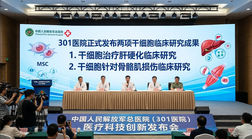 301醫院又公開(kāi)兩項干細胞相關(guān)臨床研究：一項治療肝硬化，一項針對骨骼肌損傷